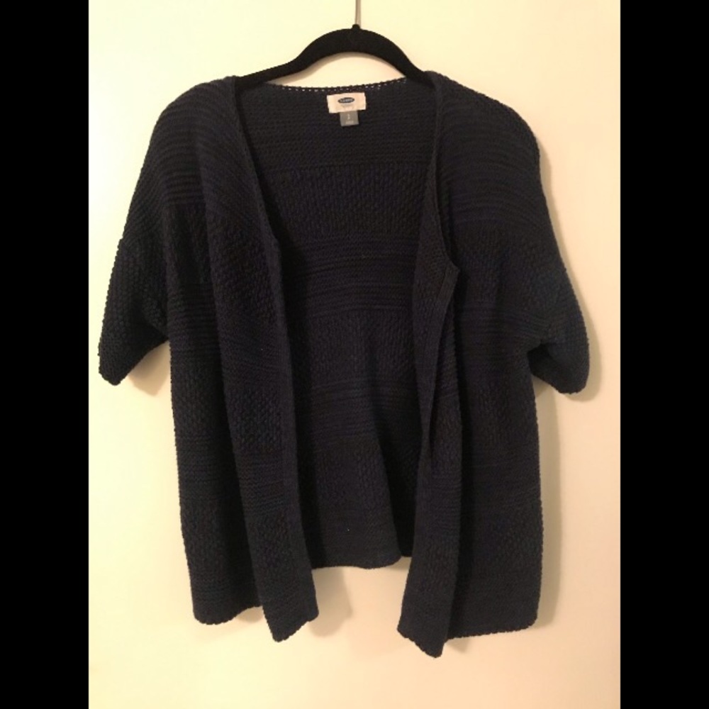 Short sleeve cardigan